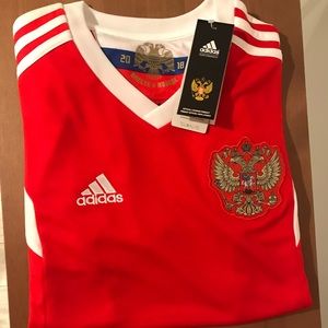 Replica Russian soccer jersey